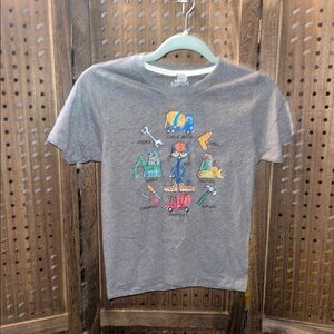 Kids Gray Graphic T-Shirt Pete the Cat